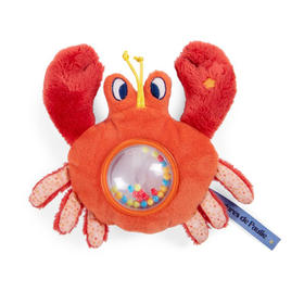 法国 Moulin Roty 保利的历险之旅系列螃蟹手摇铃玩偶 高14厘米-676005