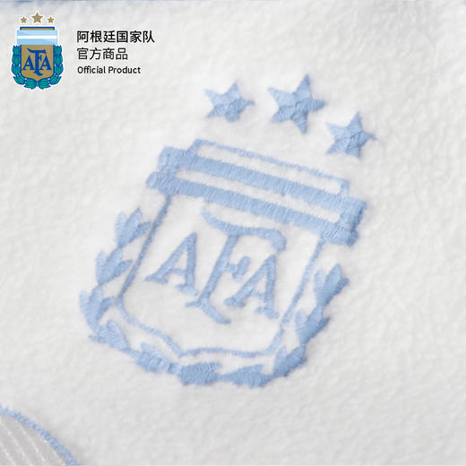 阿根廷国家队官方童装丨童装白蓝色拼接摇粒绒卫衣梅西球迷 商品图4