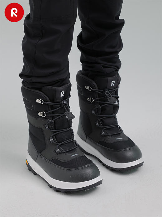 reima男女儿童户外雪地靴大童冬季新款拒水加绒保暖高帮靴鞋 商品图4