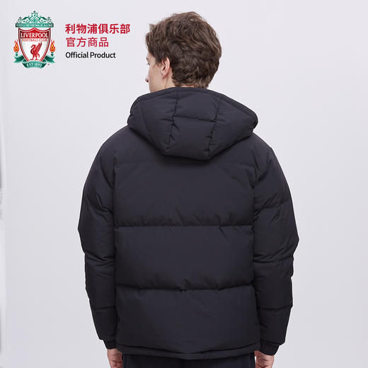 利物浦俱乐部官方商品丨新款队徽羽绒服鸭绒黑色短款加厚保暖外套 商品图3