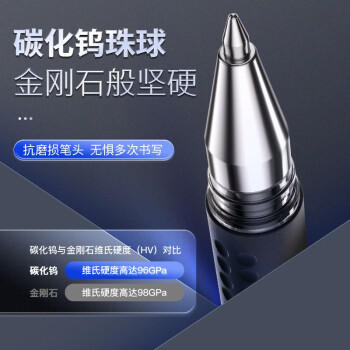 齐心(Comix)【热门商品】60支装 黑色0.5mm中性笔签字笔水笔子弹头拔帽办公文具用品 Q009 商品图2