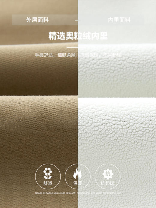 【宠粉专享团购价59.9元】多多家中大童儿童时尚简约百搭纯色秋冬加绒卫衣8455 商品图3