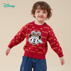 迪士尼童装秋冬款男童米奇长袖毛衣套头针织衫宝宝拜年服233S1860
 商品缩略图0