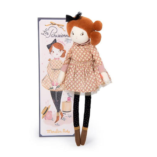 法国 Moulin Roty 巴黎女孩系列康斯坦斯女士玩偶47厘米连礼物盒 2020版-642509 商品图0