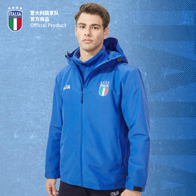 意大利国家队官方商品丨深蓝 新款 三合一冲锋衣男女同款保暖外套