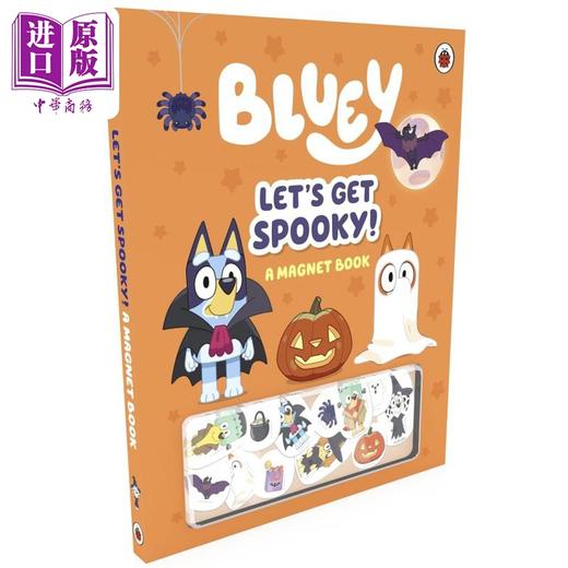 【中商原版】磁贴书 小蓝狗布鲁伊 南瓜节 Bluey Lets Get Spooky 英文原版 儿童卡通动画故事书 游戏书 精装绘本 进口童书 商品图1