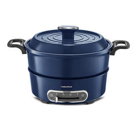 【小家电】摩飞多功能电火锅家用分体式*火锅烧烤肉蒸煮炒煎电煮锅电火锅MR9087HF