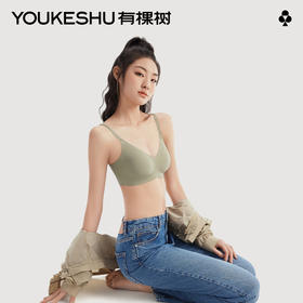 有棵树「3/4杯」小胸聚拢防下垂收副乳无痕内衣文胸女-WB6037