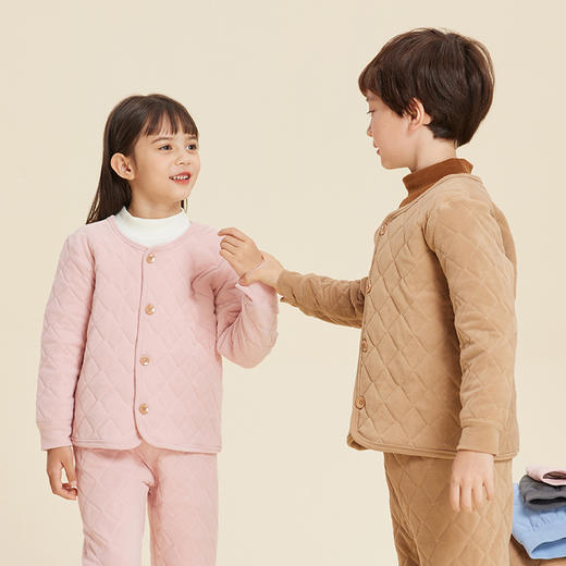 【预售！下单7天内发出】【桑蚕丝内胆，超聚暖】【校服神器】SIIJJEYY秋冬季新款儿童保暖背心上衣裤子内穿男女童加绒蚕丝校服神器棉裤内胆蚕丝加厚保暖系列100% 商品图2
