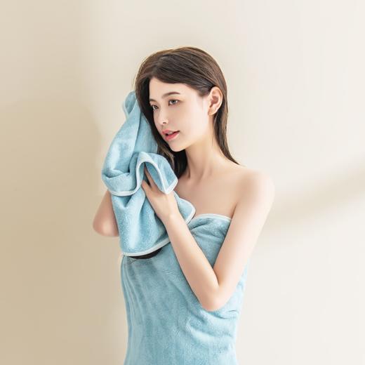 【愉悦】瞬间吸水毛浴巾套装干发帽/毛浴巾套装 商品图2