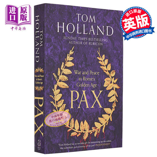 预售 【中商原版】和平 罗马黄金时代的战争与和平 英文原版 Pax War and Peace in Romes Golden Age Tom Holland 商品图0