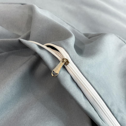 轻奢刺绣磨毛四件套，纯色加厚被套床上用品四季通用MH-012 商品图3