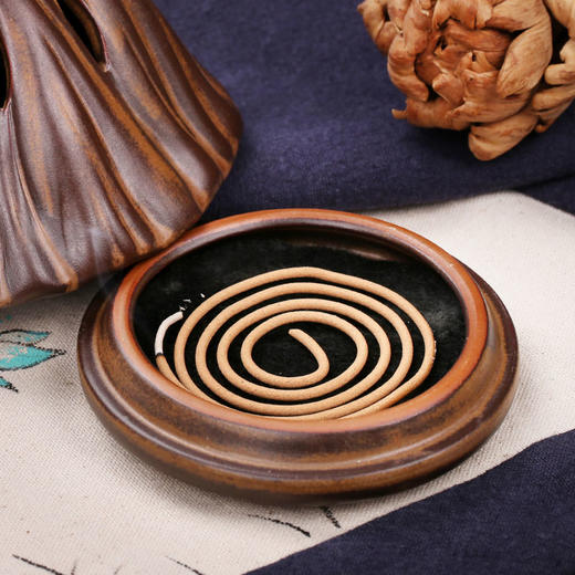 《悟禅》盘香炉 古朴陶艺 田园趣味 商品图1