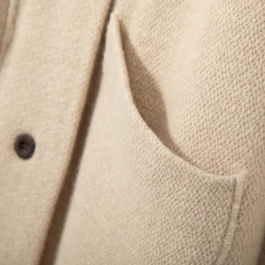 S·Y·C【强烈推荐】一件难得！重磅加厚山羊 绒中长款连帽外套R23092 商品图3