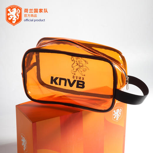 荷兰国家队官方商品 | 橙色透明收纳包化妆防水大容量足球迷周边 商品图2
