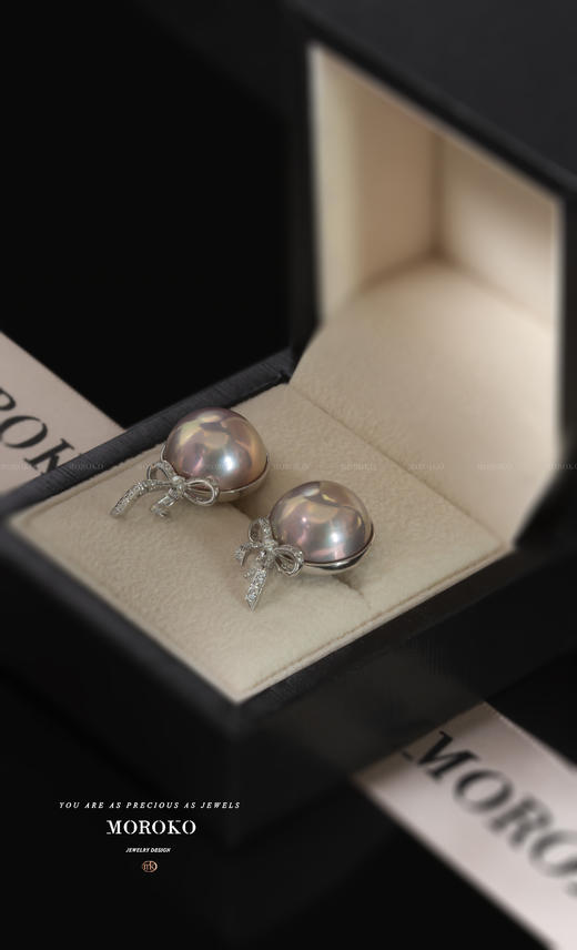 同心结「耳钉」/ 炫彩马贝 商品图1