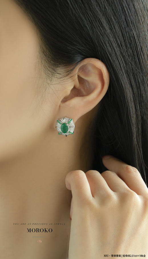 雪珠蔷薇「耳钉」 商品图3