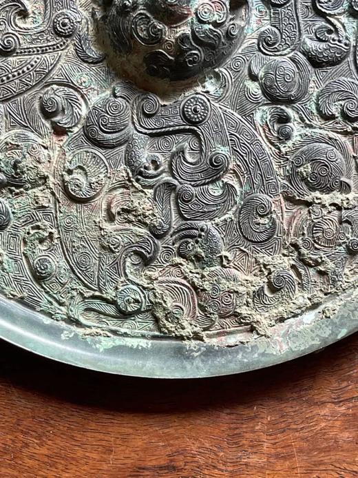 蟠龙交错纹青铜镜，顺丰包邮 商品图8