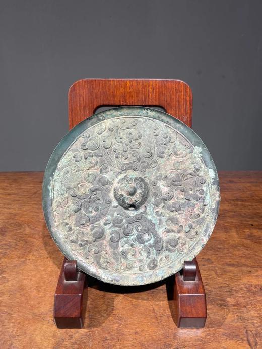 蟠龙交错纹青铜镜，顺丰包邮 商品图1