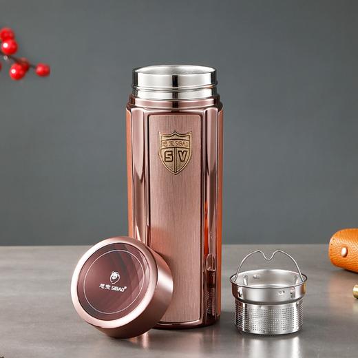 思宝旗舰店新款方舟T8/9真空保温杯办公商务礼品车载便捷男女水杯 商品图3