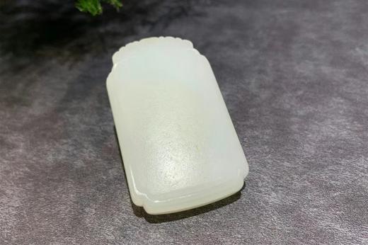 【御珠宫坊·传承系列】羊脂白玉子料无事牌 商品图3