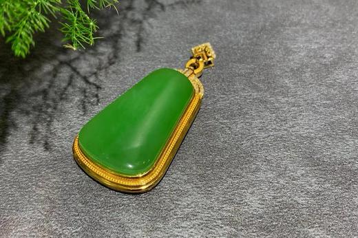 【御珠宫坊】金镶碧玉吊坠 商品图4