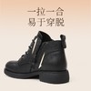信诺真皮女鞋舒适马丁靴女士春秋2023年新款软皮软底鞋子妈妈短靴23M178-2 商品缩略图3