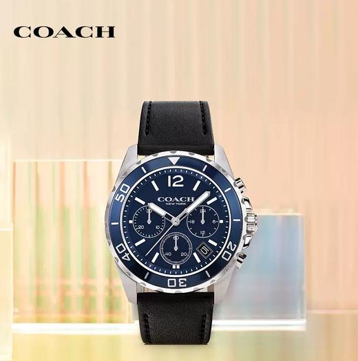 【情人节礼物】【下单送玫瑰金钛钢手镯】明星同款 COACH 蔻驰 中国龙年生肖限定手表 简约皮带石英女表 商品图4