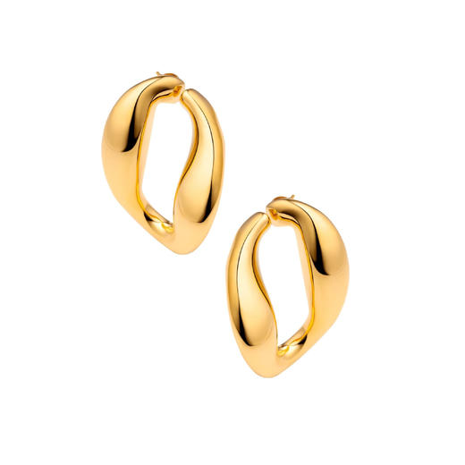 北京仓｜MISHO-Chunky Chain hoops-Lady Gaga同款 耳环［印度设计师］ 商品图1