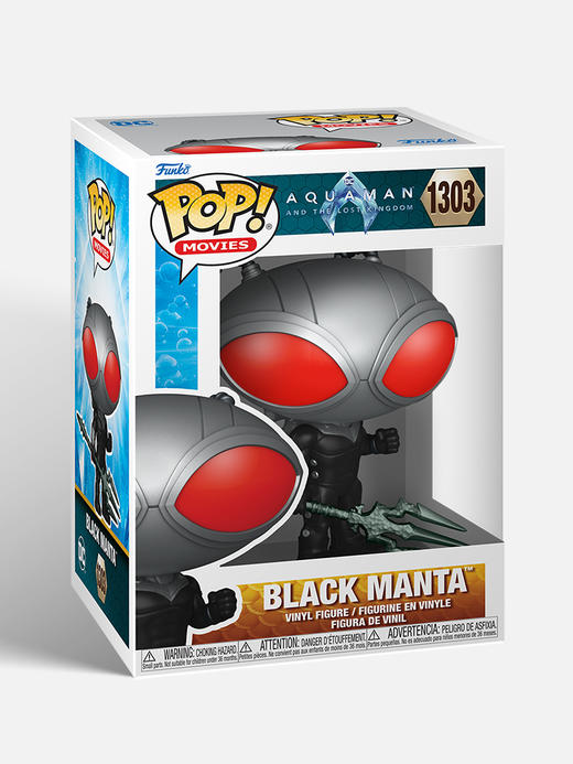 Funko POP Movies: AatLK- Black Manta 电影 海王2 公仔黑蝠鲼手办摆件 67567 商品图4