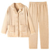 秋冬季【加厚加绒珊瑚绒睡衣】保暖法兰绒女式  大码家居服套装  五色可选 商品缩略图4
