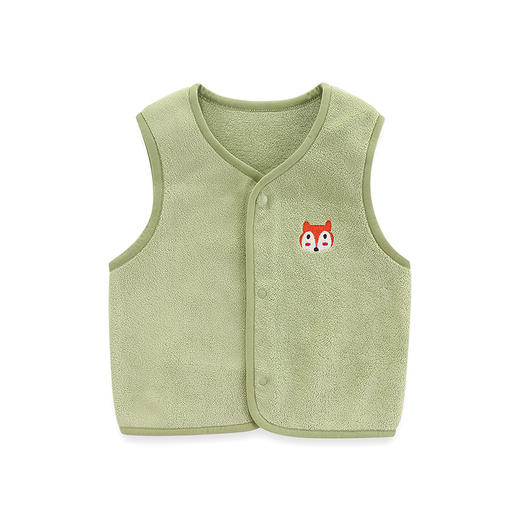 【秋天的气息，轻柔而温暖！】宝宝针织儿童马甲秋季新款男女童舒适保暖奥粒绒亲肤小马甲lm 商品图7