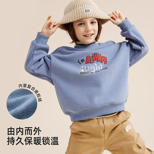 fx-趣味印花加绒卫衣PQWY2322 商品图2