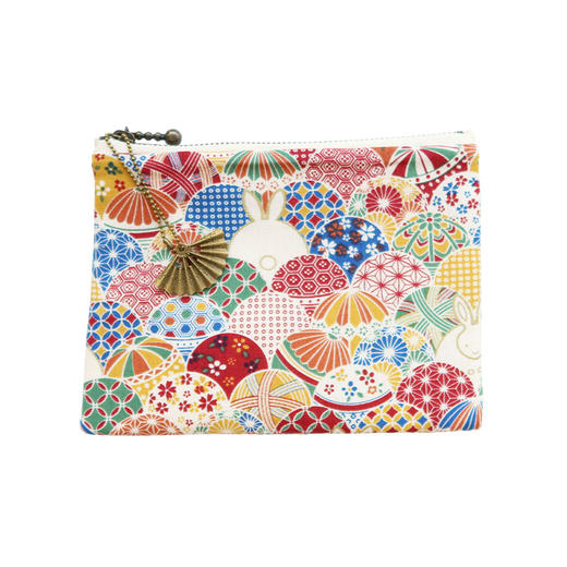HUJI祤集Komon收纳包风の花绣球小兔 商品图4