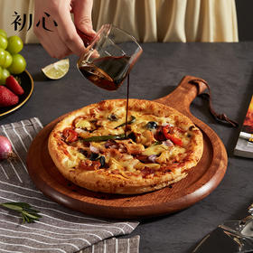 初心| 整木圆形披萨板乌檀木8寸