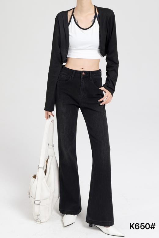 女牛仔微叭裤K650 商品图8
