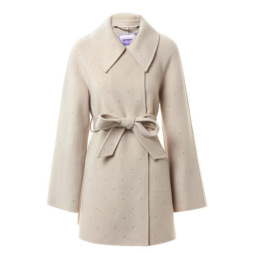 MAXRIENY复古风翻领大衣23秋冬极简外套女 商品图4