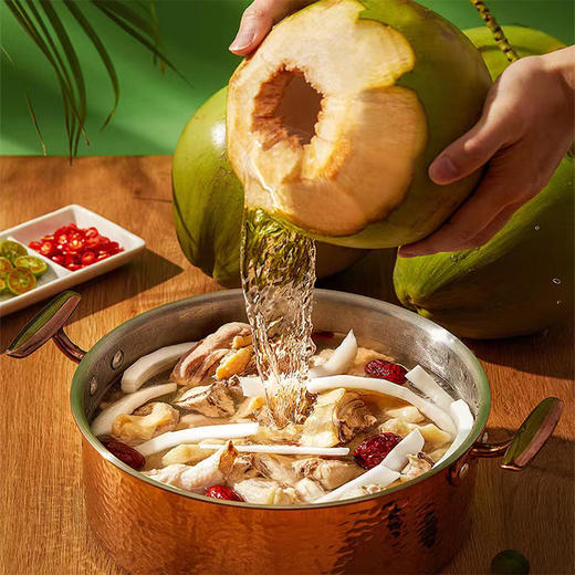 椰子鸡｜耶气满满椰子鸡 约2.4kg 4-6人份火锅套餐 10分钟开吃 商品图1