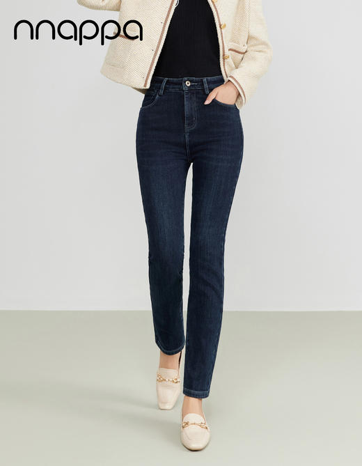 磨毛小脚牛仔女裤3228 商品图3