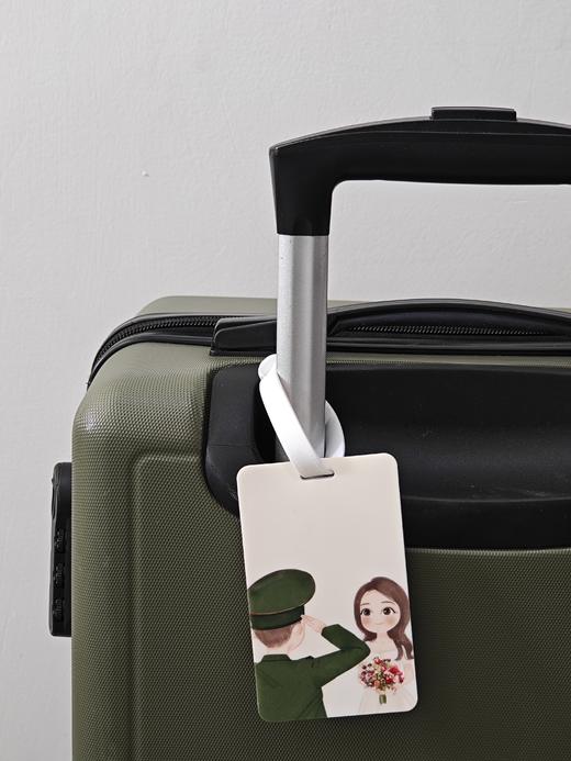 【军恋行李牌】创意装饰旅行箱吊牌挂牌防丢牌情侣行李牌y 商品图3