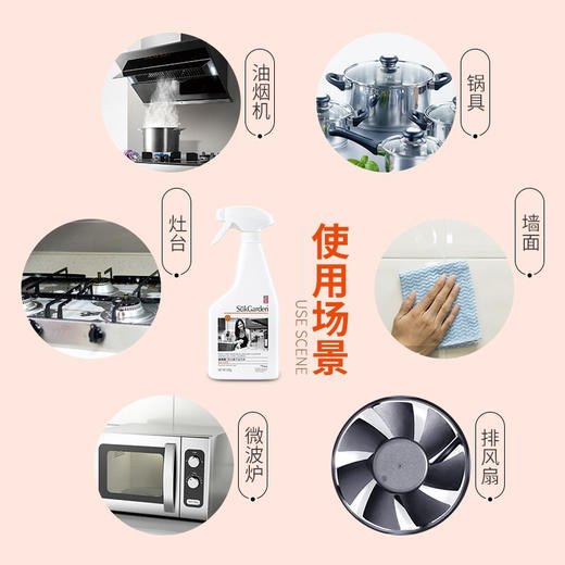 【日化洗护】蔬果园阳光橘子油污净（强效洁净型）QSH 商品图2