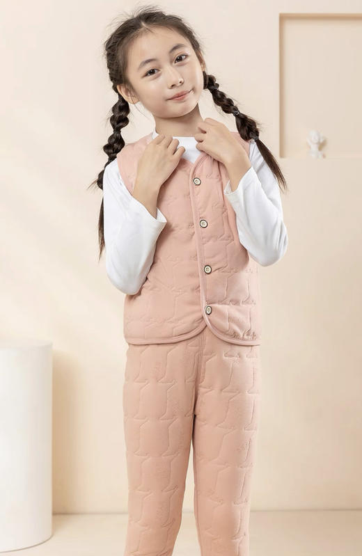 【YW】无忧购秋冬校服神器儿童打底裤男童女童保暖裤加绒加厚羊毛裤保暖裤棉1002-1003（截单后3-5天发货) 商品图7