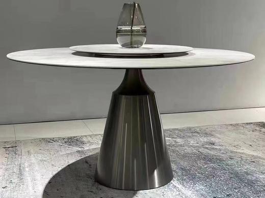 餐桌/餐椅简桌面岩板加碳素钢底座[免费送装，偏远地区除外] (餐椅颜色下单请联系客服) 商品图3