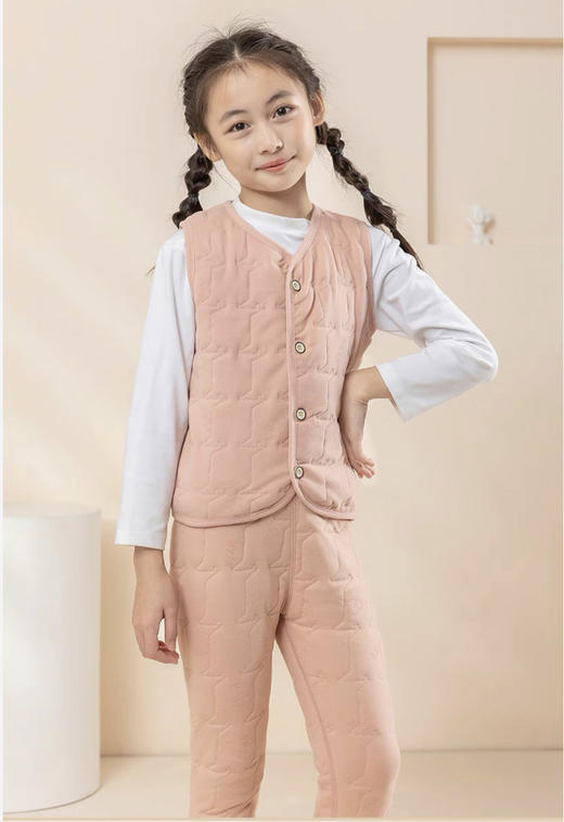 【YW】无忧购秋冬校服神器儿童打底裤男童女童保暖裤加绒加厚羊毛裤保暖裤棉1002-1003（截单后3-5天发货) 商品图14