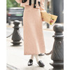 粉黑撞色小香风半身裙女2023秋冬新款法式优雅高腰显瘦直筒裙V2332655 商品缩略图2
