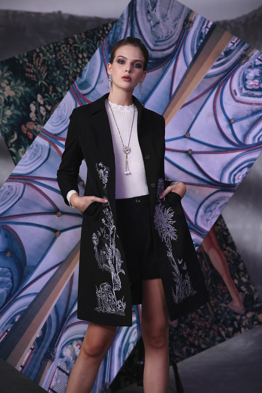 【伯妮斯茵】3D6242--风衣--彩色穹顶的香味--《因汉而生--哥特》 商品图5