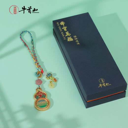 牛首山文创福禄连连包挂创意中国风金属挂件旅游纪念品 商品图0