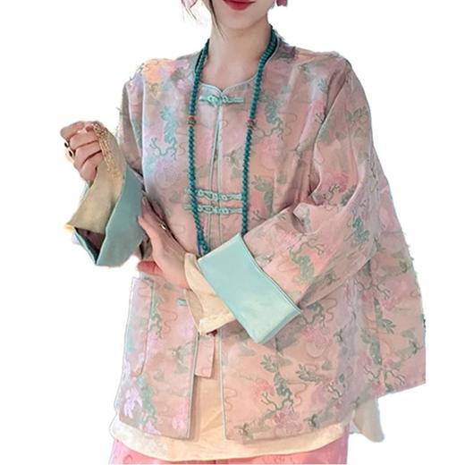 裁缝学苑AQ211茶服新中式唐装纸样女装中国风盘扣上衣服装打板图 商品图4