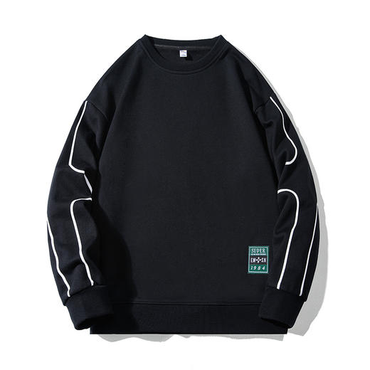 「数色可选！加不加绒两款」NASA联名卫衣 男士秋冬季新款潮牌男士圆领加绒加厚美式长袖卫衣潮上衣 商品图3