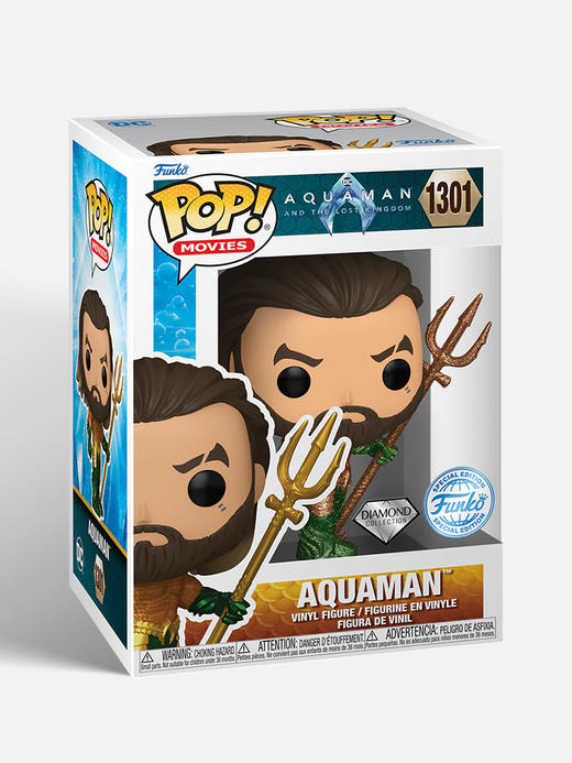 Funko POP! Movies: AatLK- POP 1(DGLT)电影 海王2（英雄战衣海王）闪粉限定款公仔手办摆件 68187 商品图4